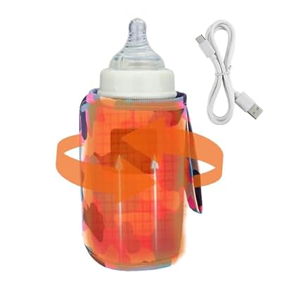 Bottle Warmer Bag | Three-speed Temperature Adjustable USB Travel Milk Heat Keeper | Infant Feeding Thermal Warmer Pouch for Indoor, Outdoor, Traveling, Driving