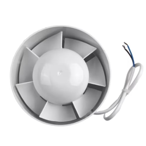 Akfldms Ventilador Extractor en Línea de 4 Pulgadas y 100 Mm, de Bajo Ruido, para Baño y Cocina, con Gran Volumen de Aire.