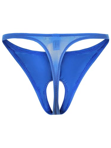 Hedmy Mens Smooth G String Thongs Open Front Hole Panties Sexy Jockstrap Bikini Briefs Underwear2