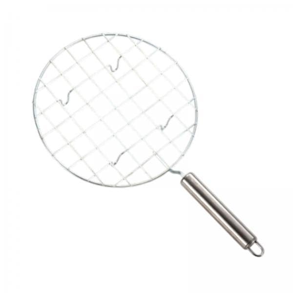 2xStainless Steel Wire Roaster Nonstick for Tea Parties Outdoor Indoor Camping Steel Handle-image-18