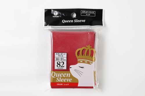 TOYGER Queen Sleeve 82枚入り ((Mサイズ) レッド)の商品画像（Amazon）