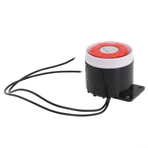 Bulevisiter Sirena de interior, alarma de sonido, alarma electrónica, 120 dB, alarma de sonido de seguridad para el hogar, CC 12 V, 24 V (220 V)