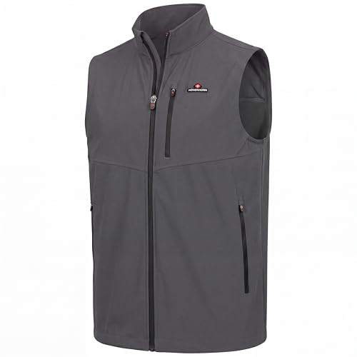 Höhenhorn Allalin Herren Weste Softshell Grau Gr. XL