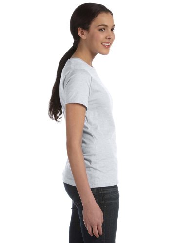 Image of Hanes Women's Perfect-T Crewneck T-Shirt, Lightweight Cotton Short Sleeve Tee for Women