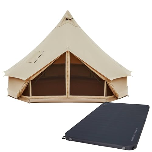 Carpa KingCamp Canvas Bell Yurt para Camping Familiar