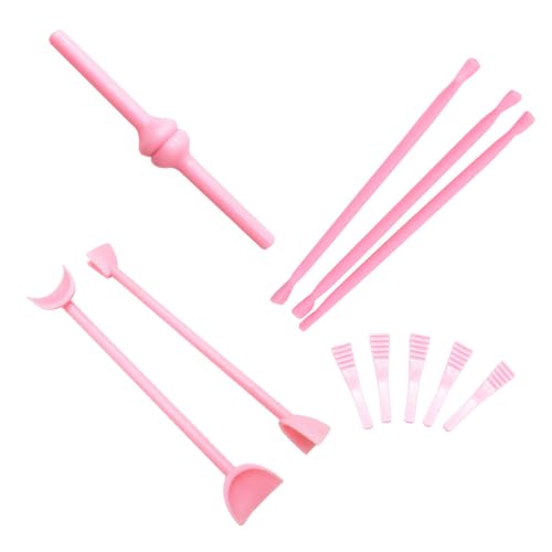 Cabilock Fondant Cake Carving Tools Set 11-Piece Precision Sugar Craft Mold Kit 5.11 Inch For Detailed Pastry Sculpting And Decorating Home Kitchen