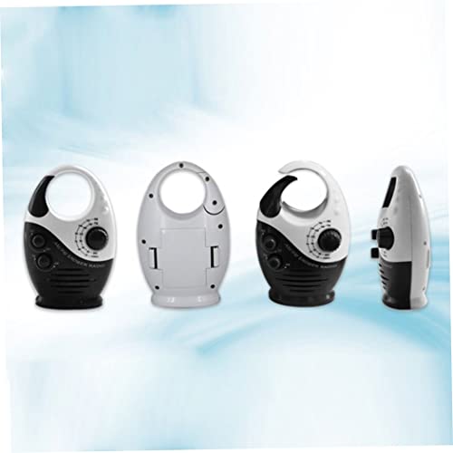 Waterdichte Douche Radio Mini AM/FM Douche Radio Resistent Radio Opknoping Muziek Radio Ingebouwde luidspreker voor badkamer Outdoor gebruik (zwart) Home Garden Utility Tools - Image 5