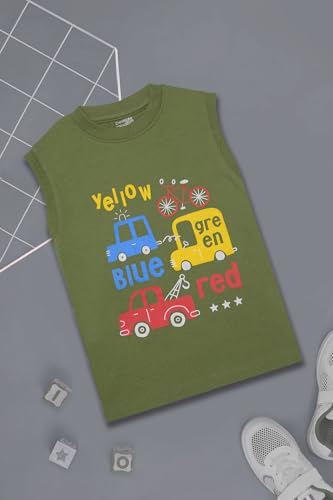 Image of Dollar Champion Cotton Regular Fit T-Shirts for Boys -Actual Color May Vary