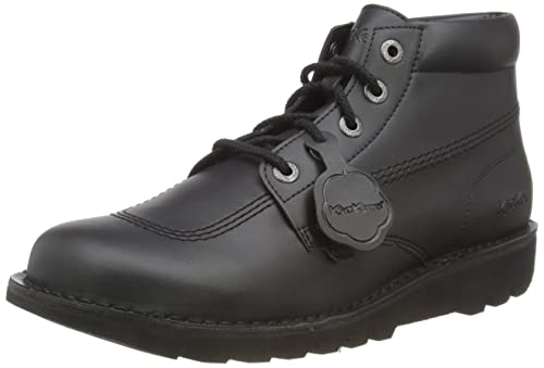 Kickers Hi Vegan Synthetic, Bottine Mixte, Noir, 43 EU Cover