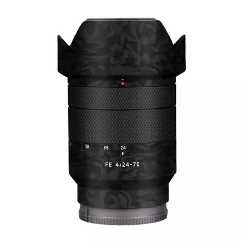 Film de protection en vinyle Sony FE 12-24 mm F4 G nid d'abeille noir