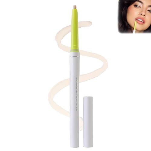Perfilador de labios invisible y extremadamente voluminizador, resistente al agua y de larga duración, el lápiz contorno de labios evita las manchas, acabado incoloro para un estilo versátil