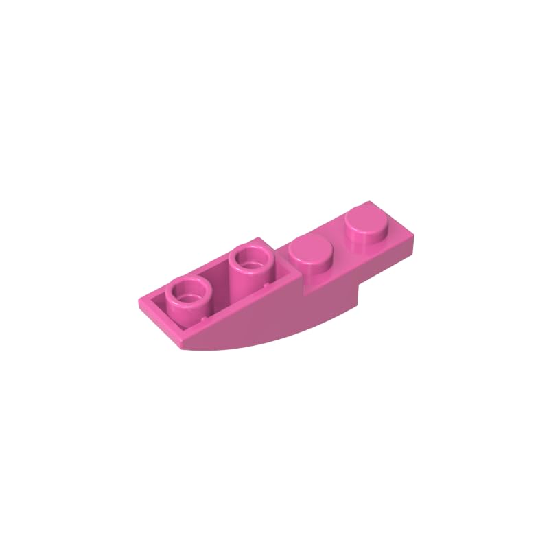 XYEIUGO GDS-731 13547 Slope Curved 4x1 Inverted, Dark Pink, 50 PCS