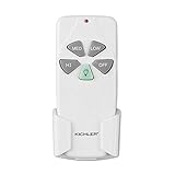 Kichler Lighting 337001WH Remote Control for Ceiling Fan, White Finish