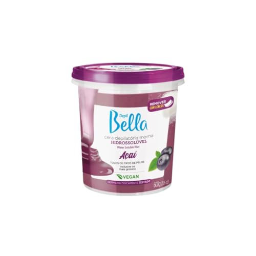 Depilbella Cera Hidro Açaí 600g, Depil Bella