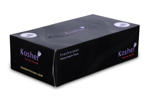 Image of Kosher 2 Ply Facial tissue Box /Car Tissue | 100 Pulls X Pack of 6 (total 600 pulls) | Soft, Gentle and Absorbent Tissue | Comes in Different Box Designs
