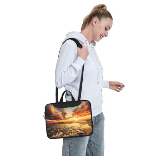 Bolsa para portátil unisex 15.6 pulgadas negra miniatura 7