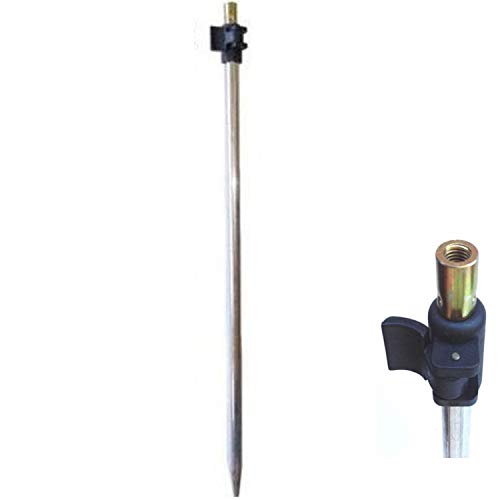 generico Piquet de pêche avec filetage de pêche à la carpfishing Nassa Porte-canne en aluminium