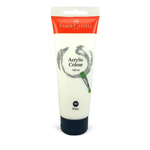 Faber-Castell Acrylic Colour Paint 120 Ml Tube White 378301