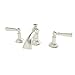 Newport Brass 2430 Double Handle Widespread Bathroom Faucet with Metal Lever Han, Satin Nickel