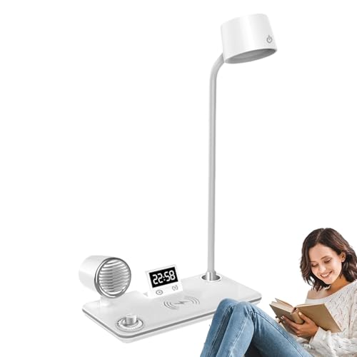 Lampe de bureau musicale tactile à LED réglable à 360° pour chambre