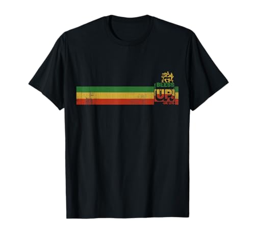 Bendice a Up Rasta Jamaica Roots Rock Reggae Camiseta