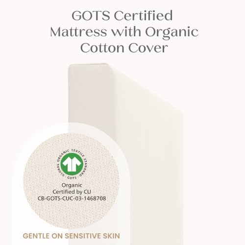 Delta Children CleanEarth Certified Organic Crib and Toddler Mattress – GOTS Certified, Non-Toxic Breathable Baby Mattress - Regulates Temperature, 10-Year Warranty - image 5