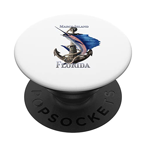 Marco Island Florida Swordfish Marlin PopSockets Grip