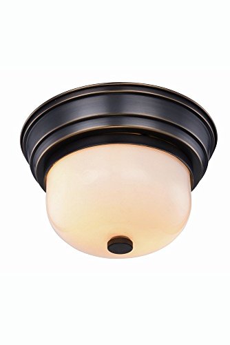 Elegant Lighting 1479F10BZ Ellis Collection Flush Mount D9.5" H5.5" 2-Light