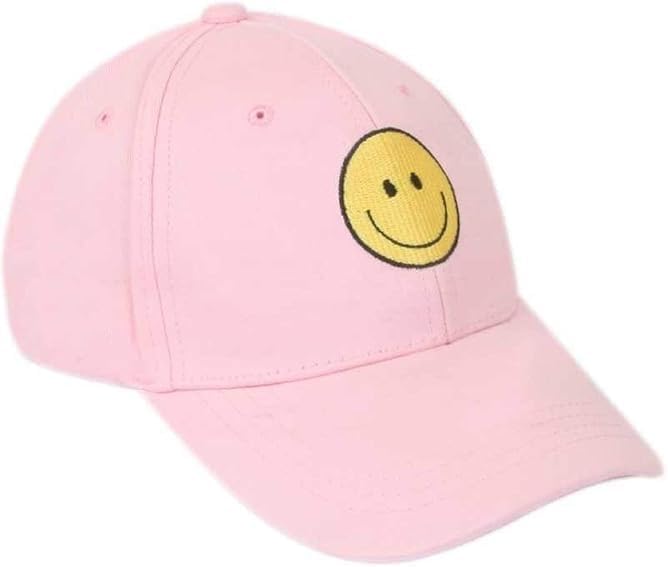 Girl's Pink Smile Cap (Free Size)