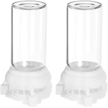 Ant Water Feeder 2 Pack Transparent Ant Feeding Containers 2.36X1.25X1.25 Inch Stable Design for Indoor Care and Water Supply