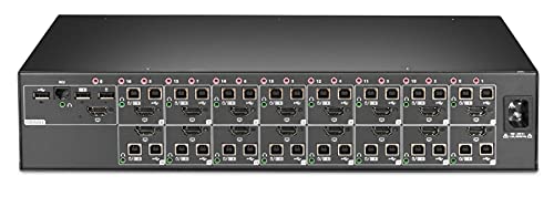 Image of Vertiv Avocent SwitchView Desktop KVM | 16 Port | Single Head | Universal Connector | TAA Compliant (SV2160DPH-400)