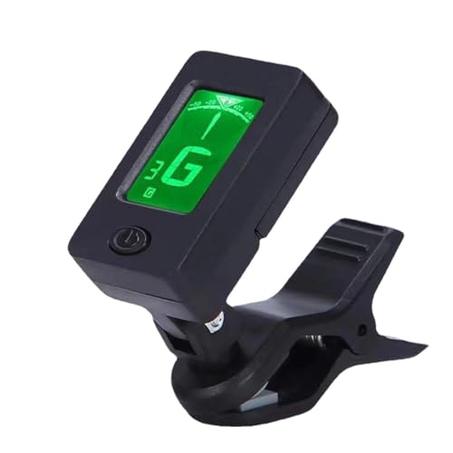 Afinador de Guitarra Clip On electr nico digital para bajo ukelele viol n frecuencia A4 440Hz...