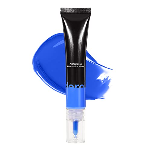 Erinde Pigmento Mezclador de Base Líquida, Corrector de Color, Resistente al Sudor, Sedoso, Ligero y Fácil de Mezclar, Azul