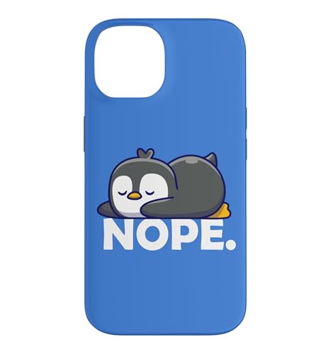 Funny Chibi Anime Kawai Kids Sleep Nap NOPE Penguin Lover �X�}�z�P�[�X iPhone 14 �p