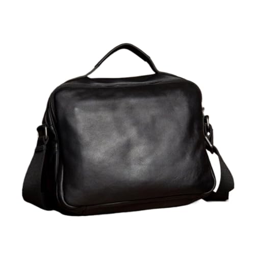 Mens Messenger Shoulder Bags Crossbody Bags Handbags Genuine Leather Casual Daypacks Travel Bags