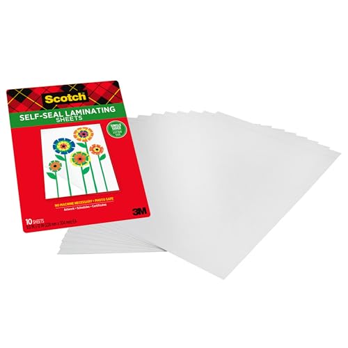 Scotch LS854SS10 Self-Sealing Laminating Sheets thumb #1