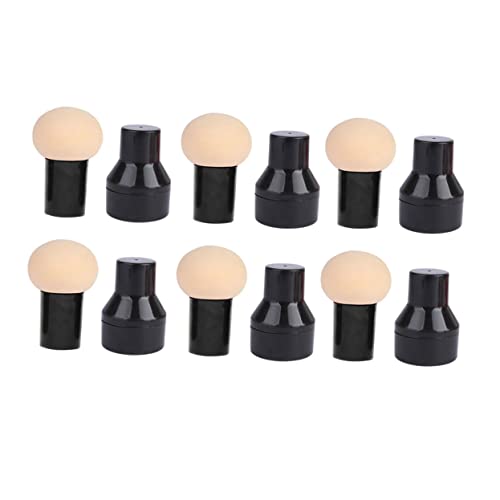 VICASKY 6pcs Makeup Puff Makeup Foundation Puff Brush Girl Cosmetic Face Powder for Dry Wet Use