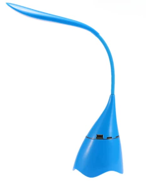 Table Lamp, LED Desk Lamp Dimmable Adjustable Touch Control USB Fast Charging Port 3 Level Wireless Bluetooth Speaker Night Light, Reading Lamp, Study Lamp, Work Lamp, Office Lamp | White