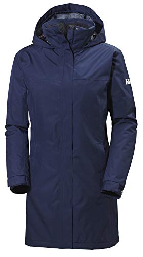 Helly Hansen Women's Aden Insulated Waterproof Windproof Breathable Coat Jacket, 689 Evening Blue, X-Small