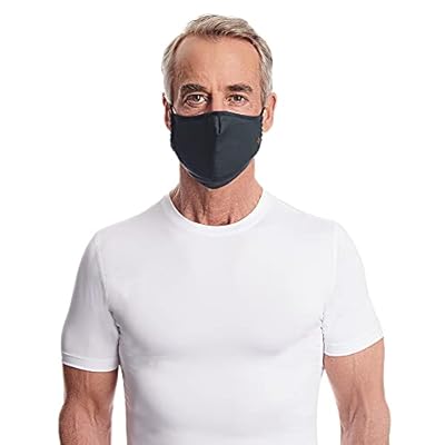Tommie Copper Community Wear Face Masks I Double Lined, Copper Infused, Ear Straps & Nose Wire, Face Covering (Pack of 2)