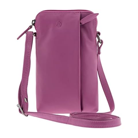 Adapell Mini Bolso de Piel Auténtica Bandolera Rosa Cover