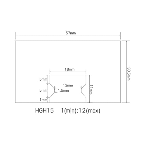 Soufflet de guidage linéaire HGR15 pour machine CNC - 6