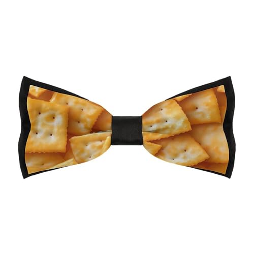 Crackers salés pour homme - Nœud papillon réglable pré-noué - Pour fêtes, mariages