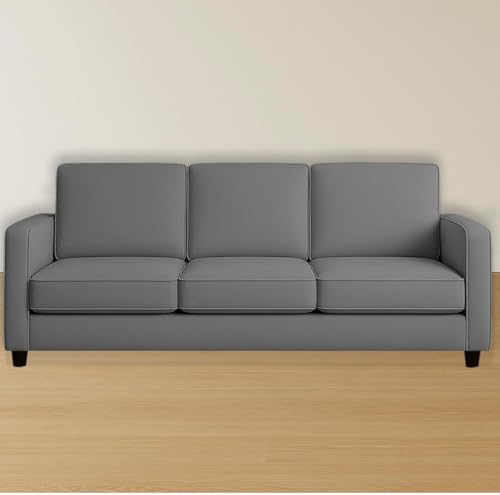 Image of The MM Furniture store Premium Fabric Sofa - Ash (3 Seater)