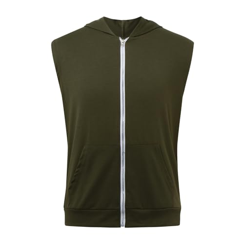 Débardeur homme capuche musculation lot de 2 pour fitness