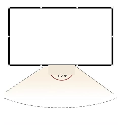 Pantalla de proyector portátil plegable 120 pulgadas 16:9 miniatura 6