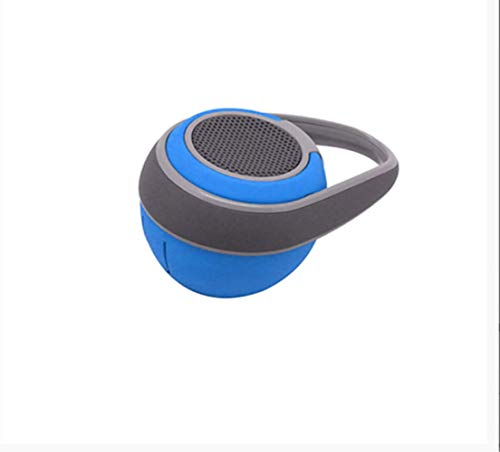 Haut-parleur Bluetooth sans fil bleu portable pour smartphone et pc