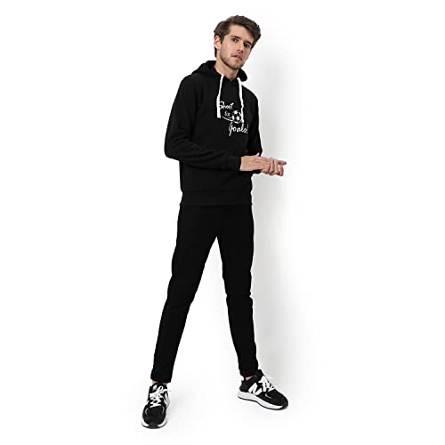 Image of CAHOOT Men's Printed Sweatshirt Regular Fit for Casual Wear | Full Sleeve | Cotton | Stylish Sweatshirt Crafted with Comfort Fit and High Performance for Everyday We