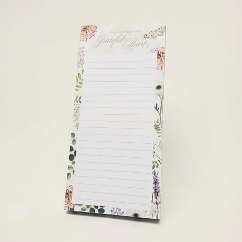 Image of Punch Studio Nature's Grace Grateful Heart Notepad, Listpad and Magnet Set (59269)