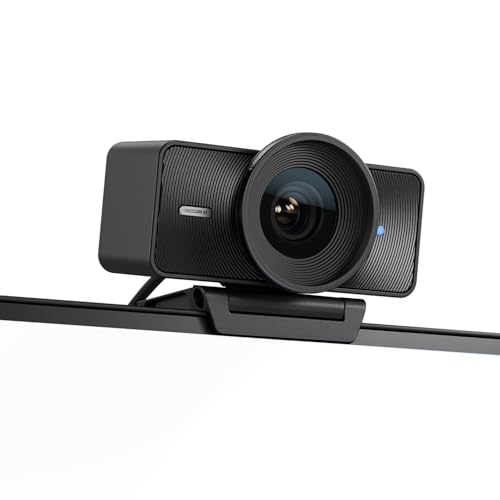 Elgato Facecam 4K - 4K60 Studio Webcam, DSLR-Like Control, Cinematic Effects, 49mm Lens Filters, HDR, Uncompressed Video, Optimized Focus Area | USB-C for PC & Mac